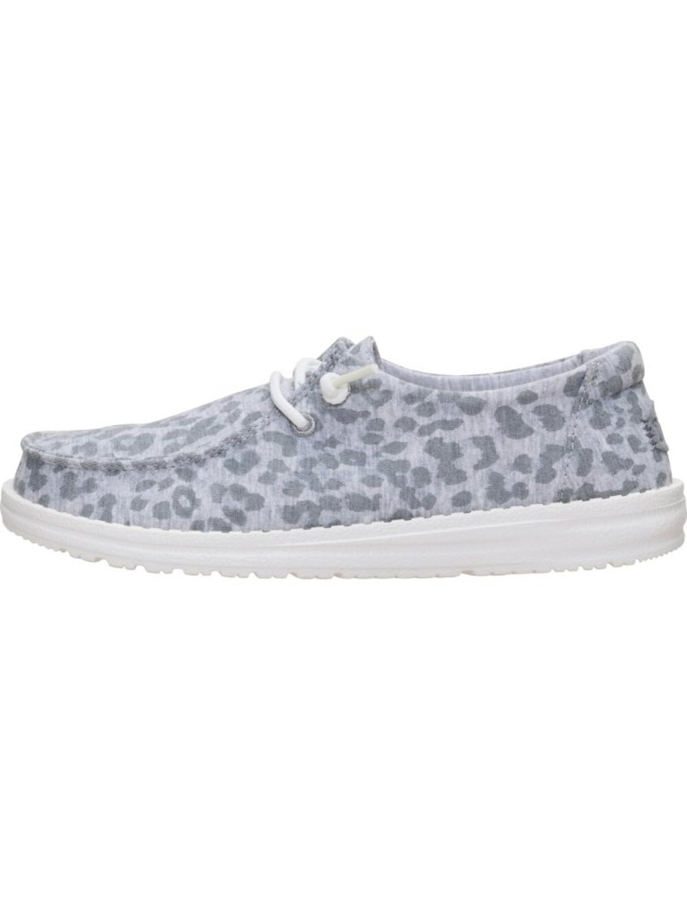 Lightweight Leopard Slip-On Shoes for Women | Stretch Jersey Casual Loafers